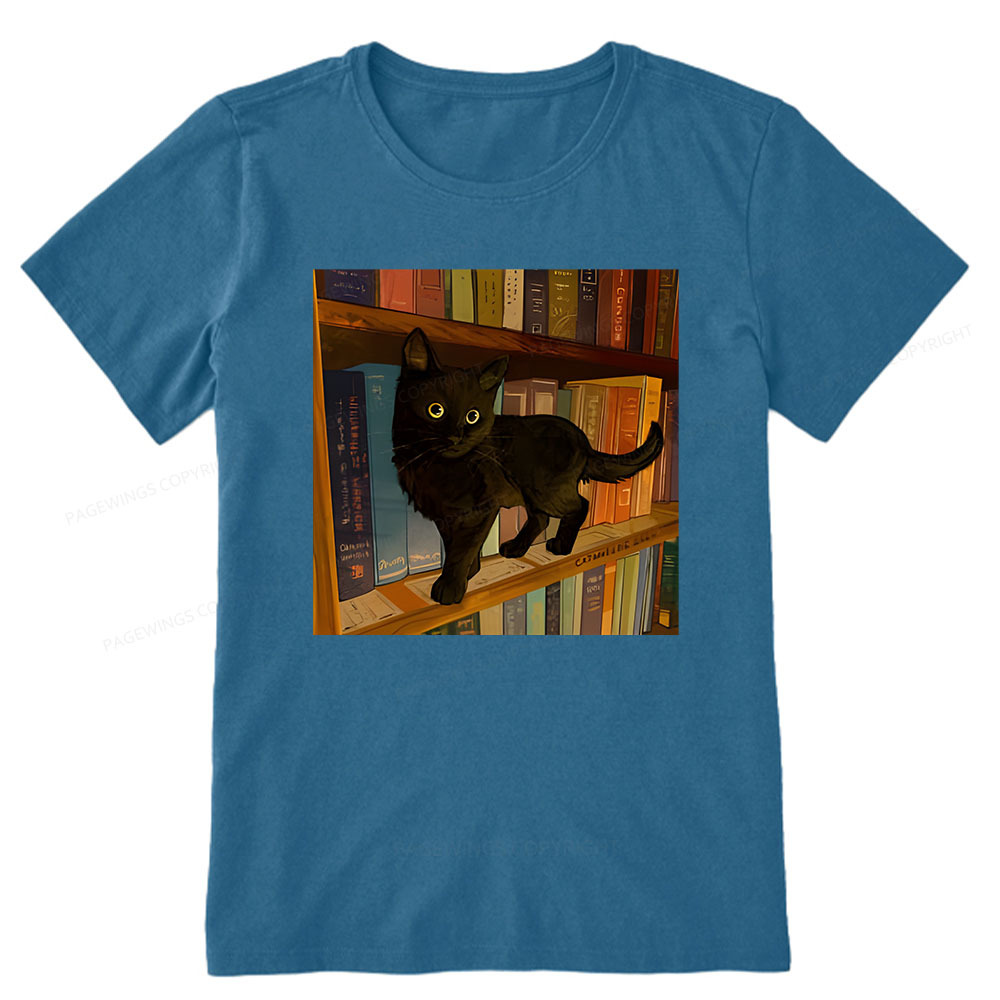 Pagewings Little Library Cat Unisex Classic T-shirt
