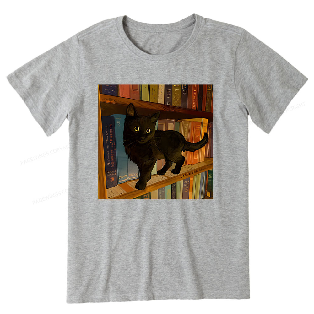 Pagewings Little Library Cat Unisex Classic T-shirt