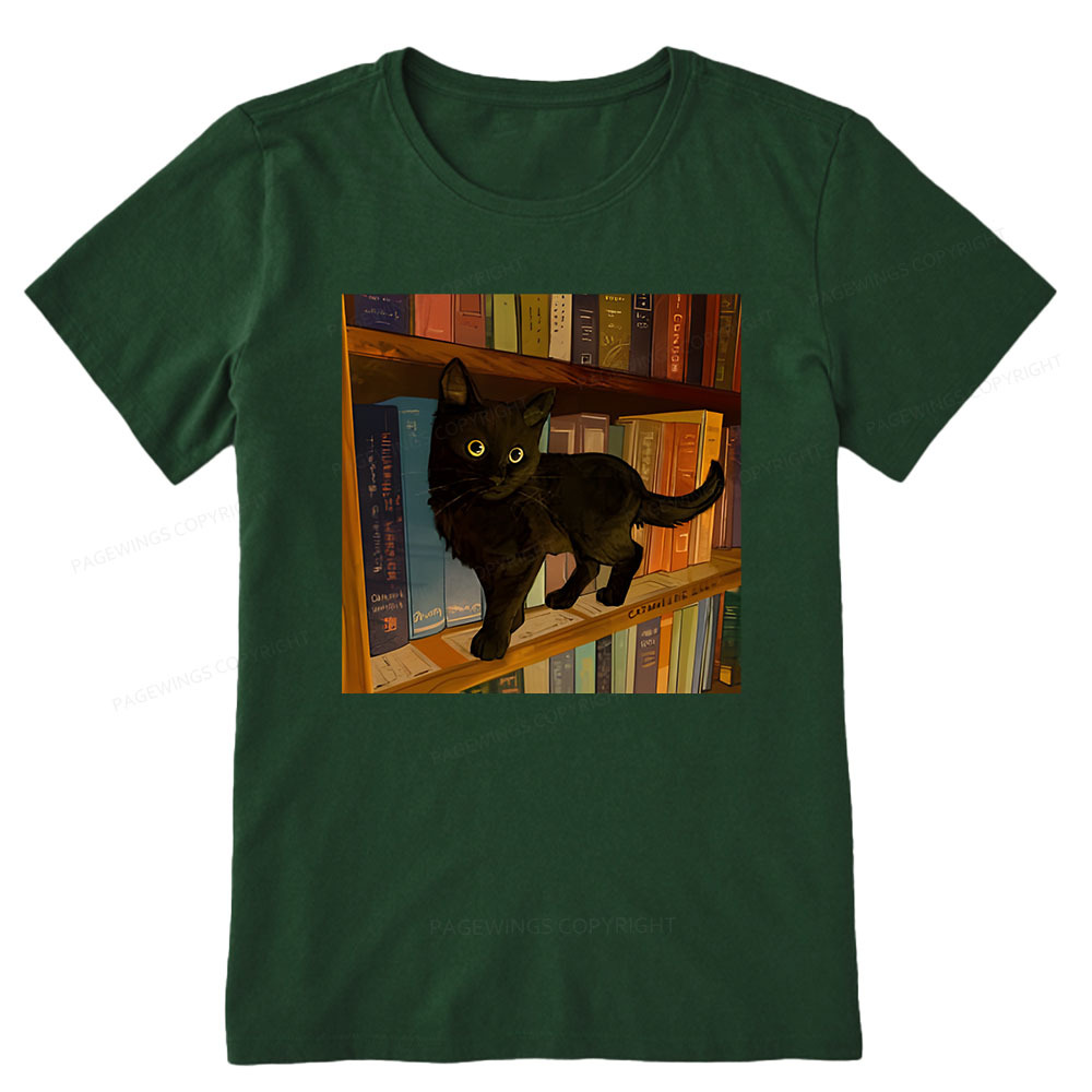 Pagewings Little Library Cat Unisex Classic T-shirt