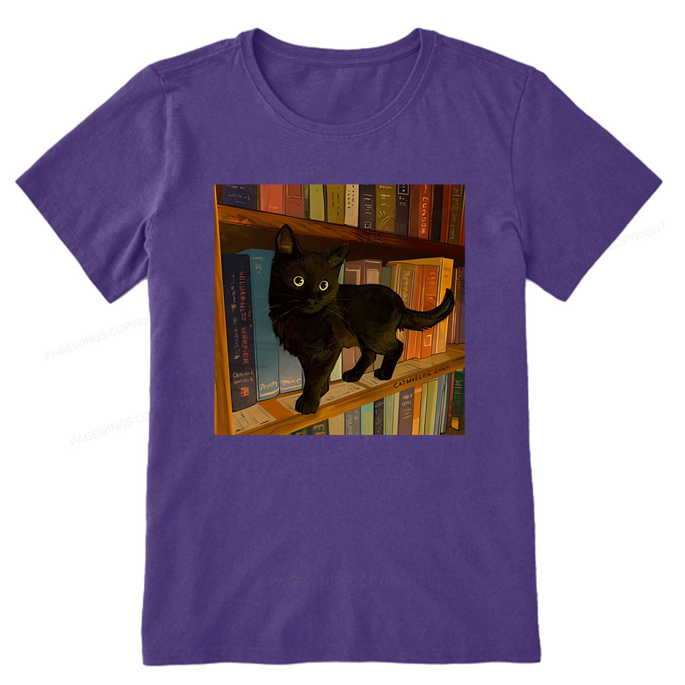 Pagewings Little Library Cat Unisex Classic T-shirt