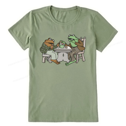 Pagewings Frog & Toad Eat Cookies <3 Unisex Classic T-shirt