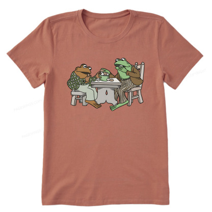 Pagewings Frog & Toad Eat Cookies <3 Unisex Classic T-shirt