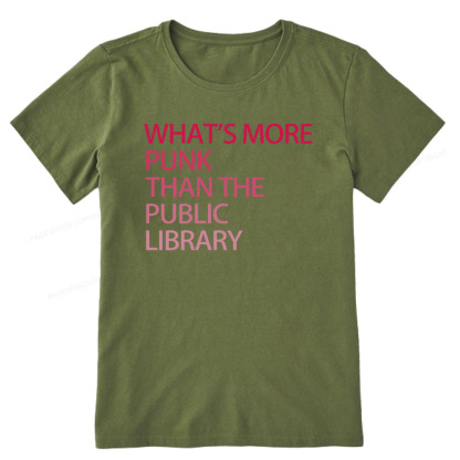 Pagewings What's More Punk That The Public Library Unisex Classic T-shirt