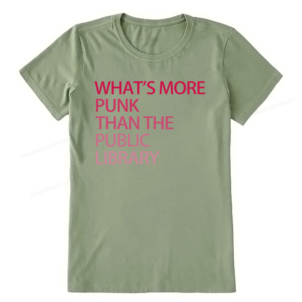 Pagewings What's More Punk That The Public Library Unisex Classic T-shirt