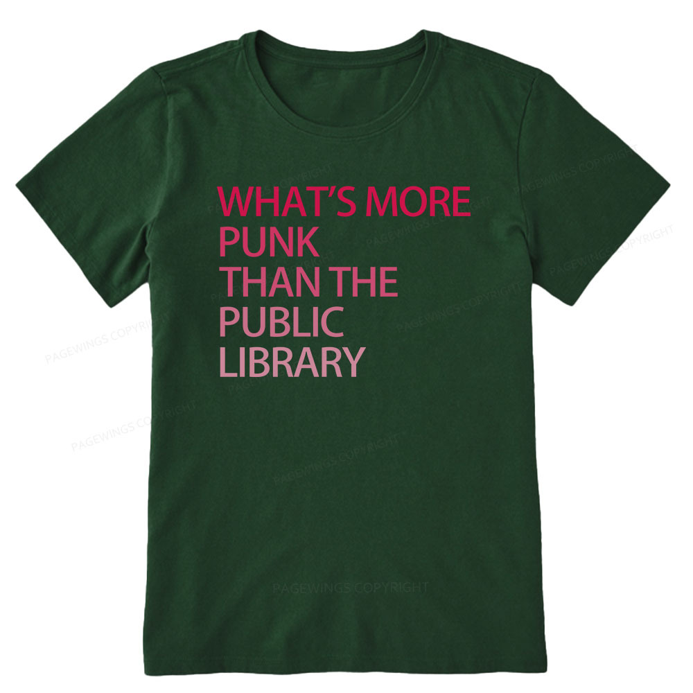 Pagewings What's More Punk That The Public Library Unisex Classic T-shirt