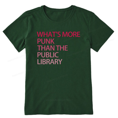 Pagewings What's More Punk That The Public Library Unisex Classic T-shirt