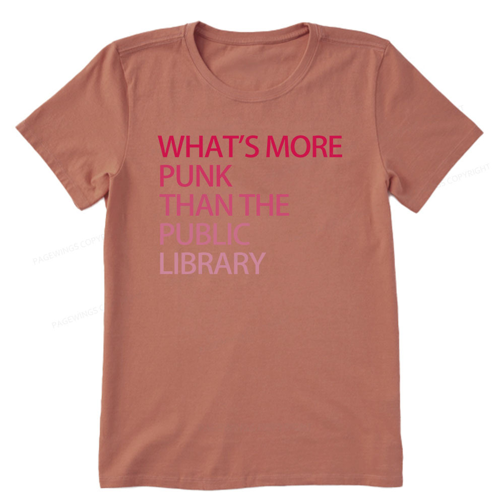 Pagewings What's More Punk That The Public Library Unisex Classic T-shirt