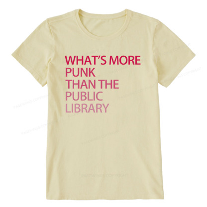 Pagewings What's More Punk That The Public Library Unisex Classic T-shirt