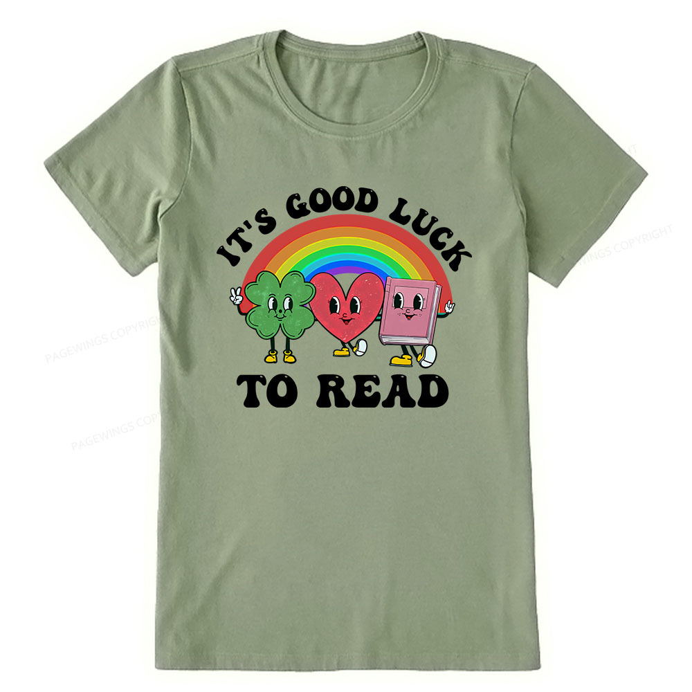Pagewings St. Patrick's Day Librarian Unisex Classic T-shirt