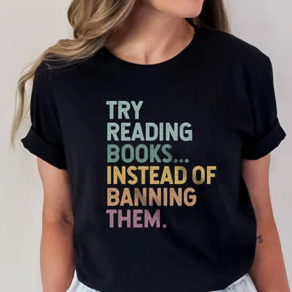 Pagewings Try Reading Books Unisex Classic T-shirt