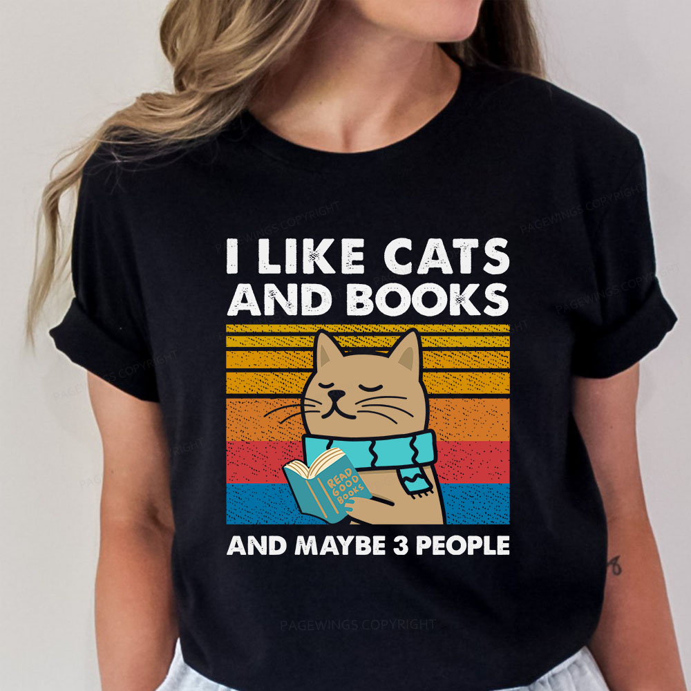 Pagewings Like Book And Maybe 3 People Unisex Classic T-shirt