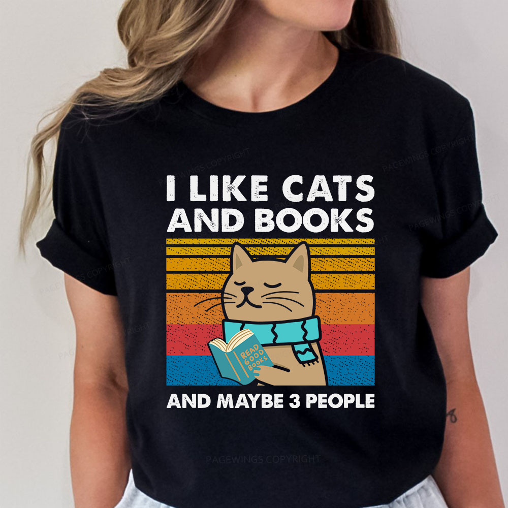 Pagewings Like Book And Maybe 3 People Unisex Classic T-shirt