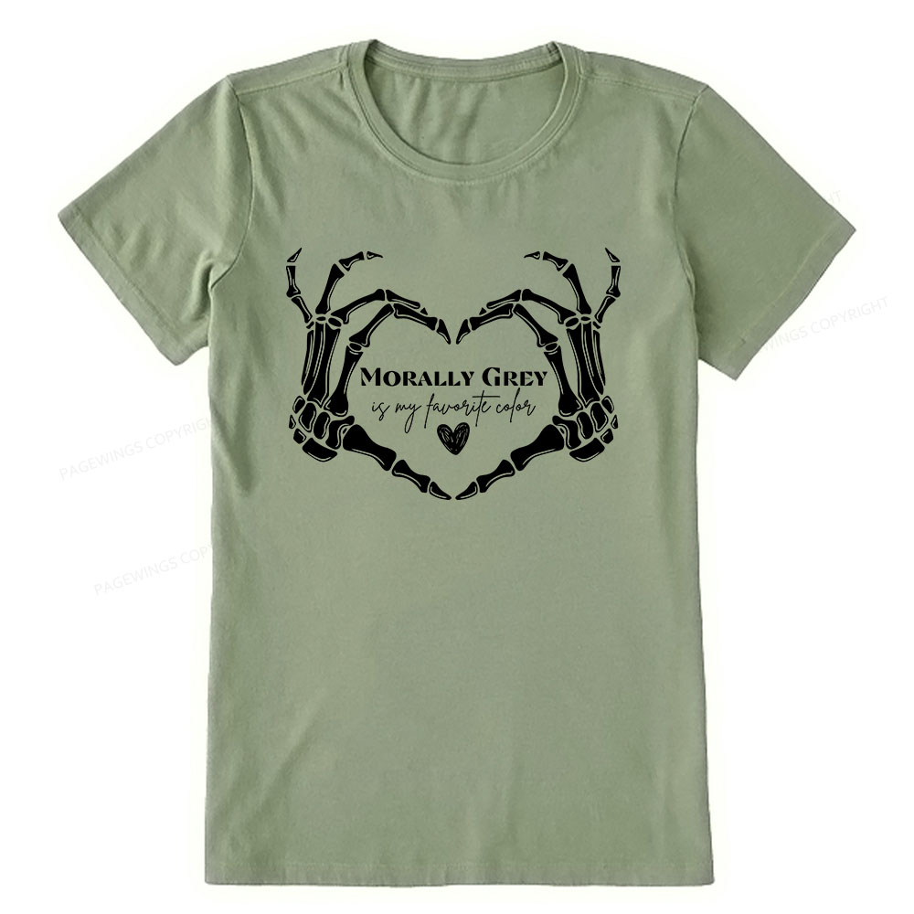 Pagewings Morally Grey Shirt My Favorite Color Unisex Classic T-shirt