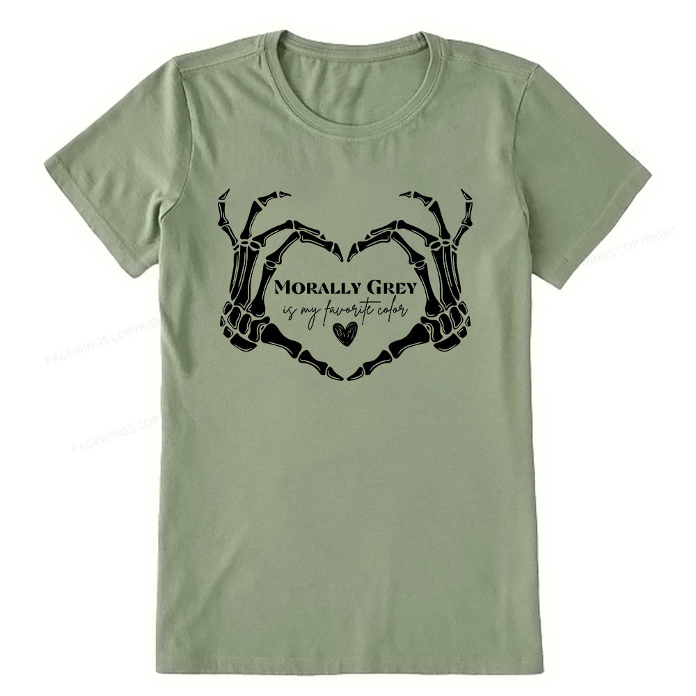 Pagewings Morally Grey Shirt My Favorite Color Unisex Classic T-shirt
