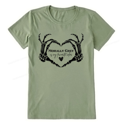 Pagewings Morally Grey Shirt My Favorite Color Unisex Classic T-shirt