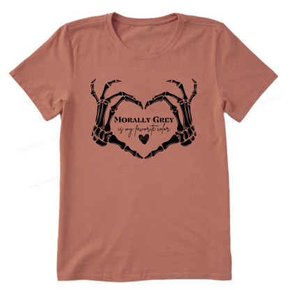 Pagewings Morally Grey Shirt My Favorite Color Unisex Classic T-shirt