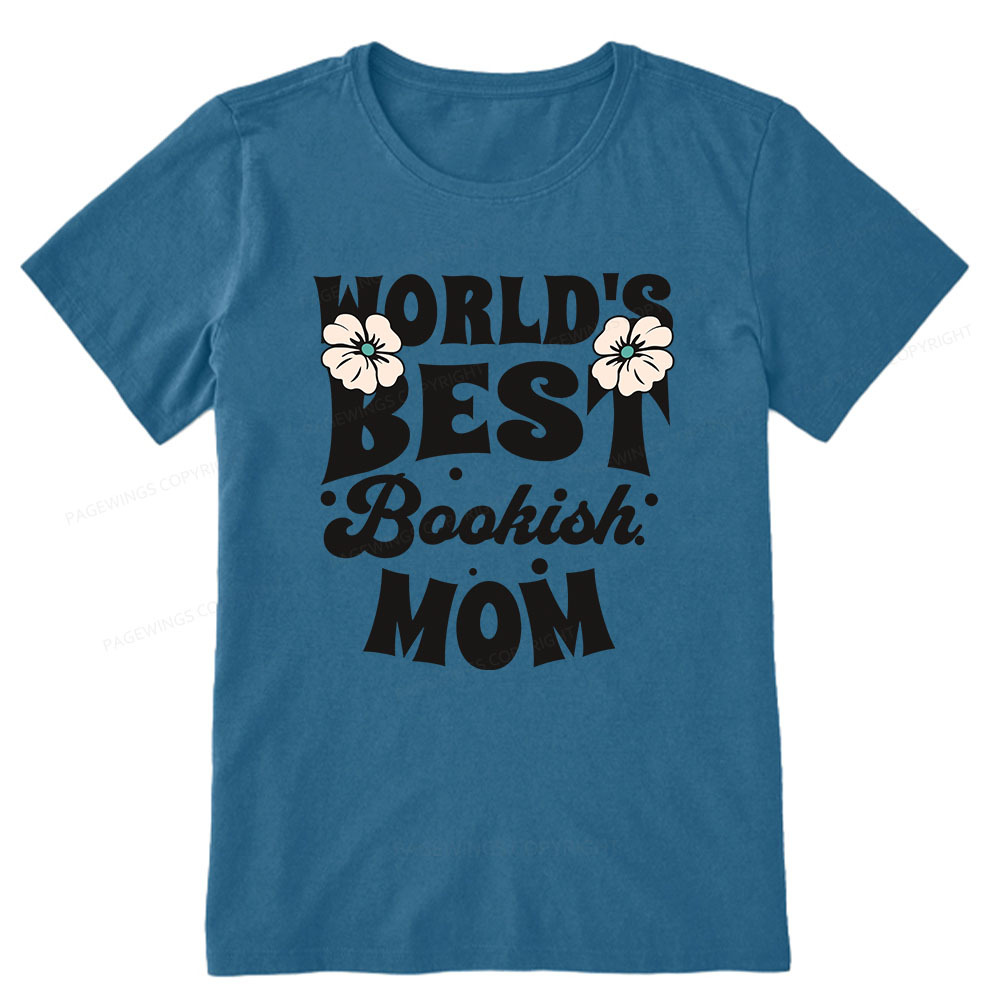Pagewings World's Brsy Bookish Mom Unisex Classic T-shirt
