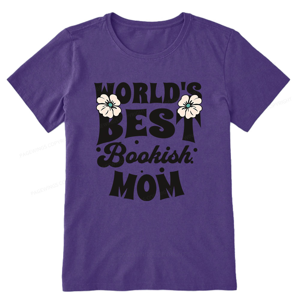 Pagewings World's Brsy Bookish Mom Unisex Classic T-shirt