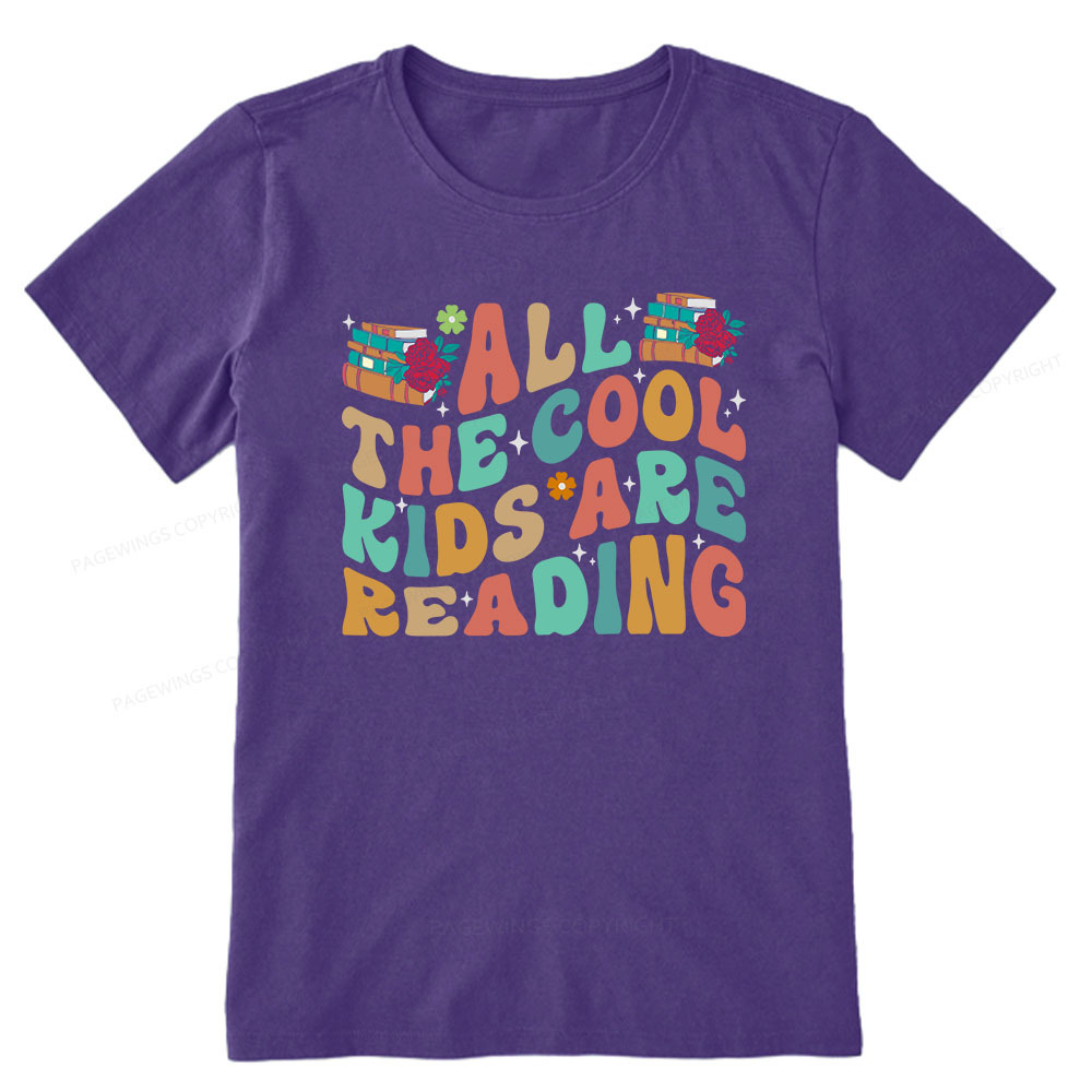 Pagewings All The Cool Kids Are Reading Unisex Classic T-shirt