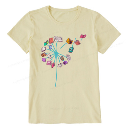 Pagewings Book lover Book flower Reading Fans Unisex Classic T-shirt