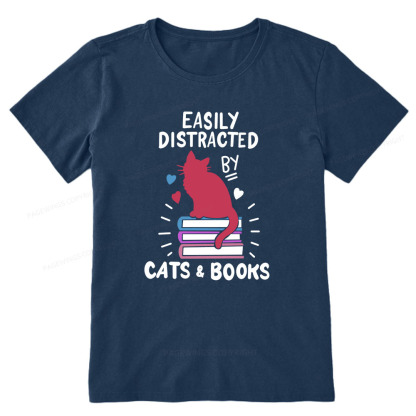 Pagewings Book Fun Cat Book Funny Unisex Classic T-shirt