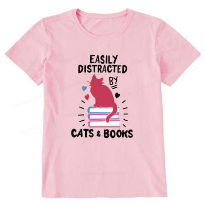 Pagewings Book Fun Cat Book Funny Unisex Classic T-shirt