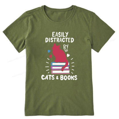 Pagewings Book Fun Cat Book Funny Unisex Classic T-shirt