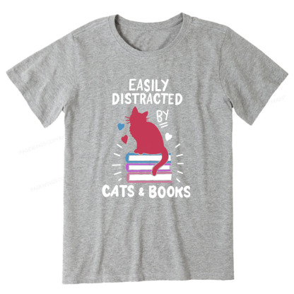 Pagewings Book Fun Cat Book Funny Unisex Classic T-shirt