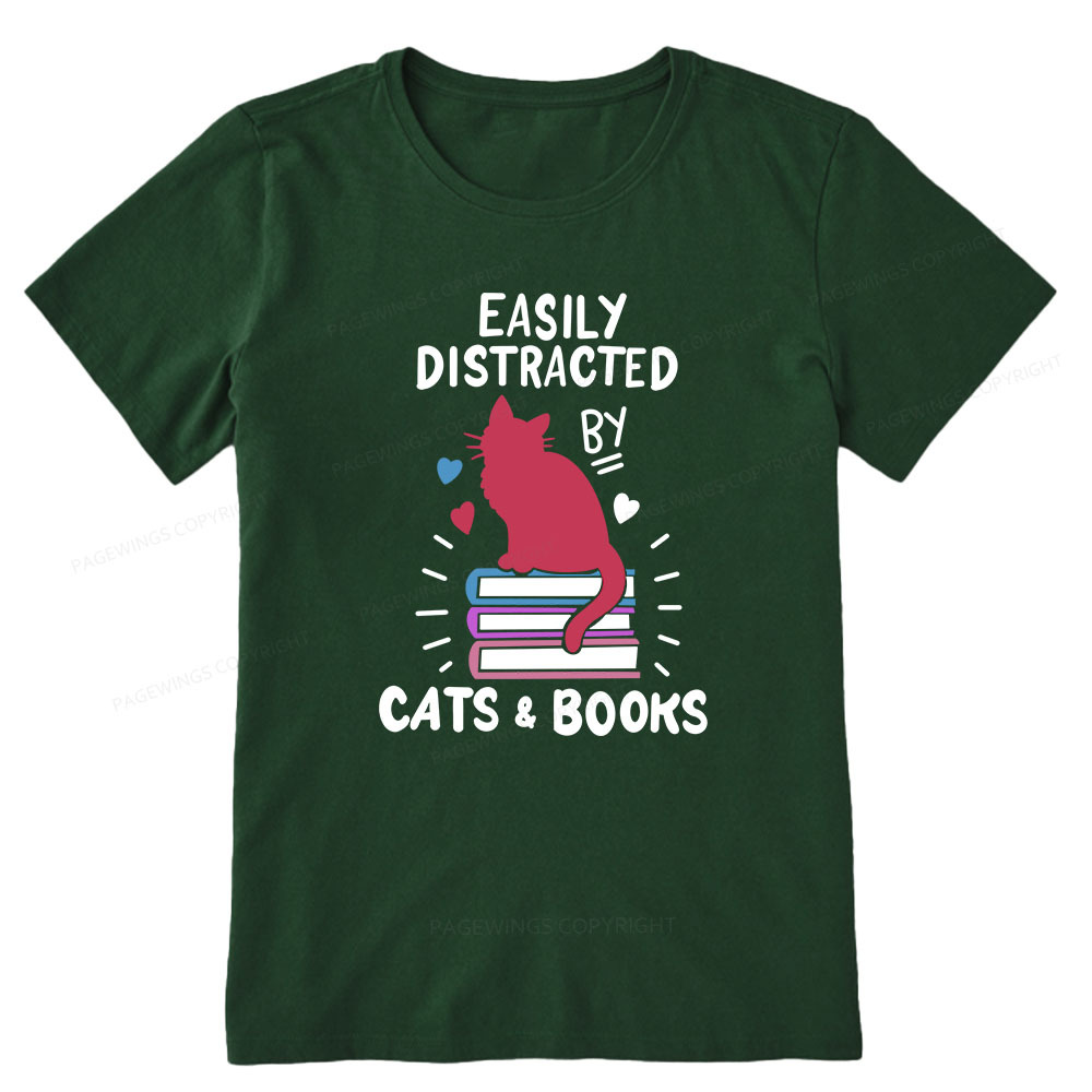 Pagewings Book Fun Cat Book Funny Unisex Classic T-shirt