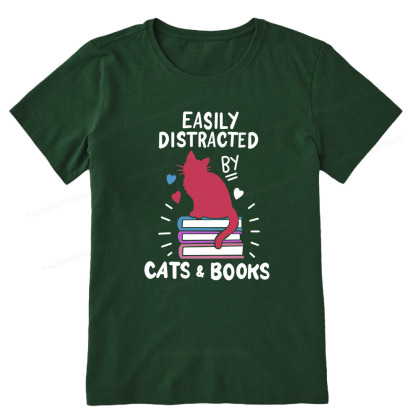 Pagewings Book Fun Cat Book Funny Unisex Classic T-shirt