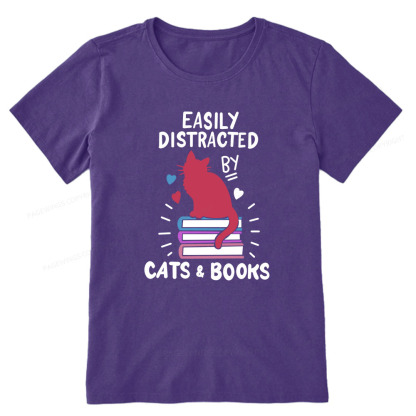 Pagewings Book Fun Cat Book Funny Unisex Classic T-shirt