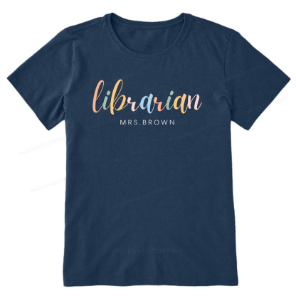 Pagewings Personalized Gift for Librarian Unisex Classic T-shirt