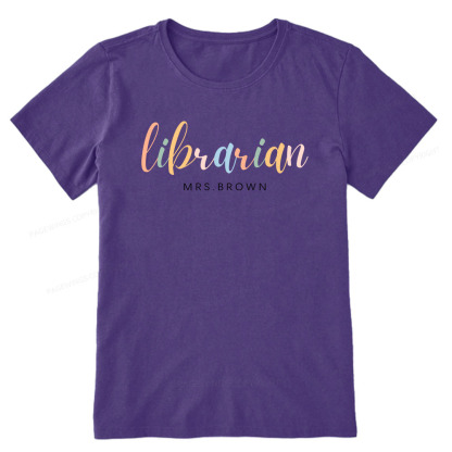 Pagewings Personalized Gift for Librarian Unisex Classic T-shirt