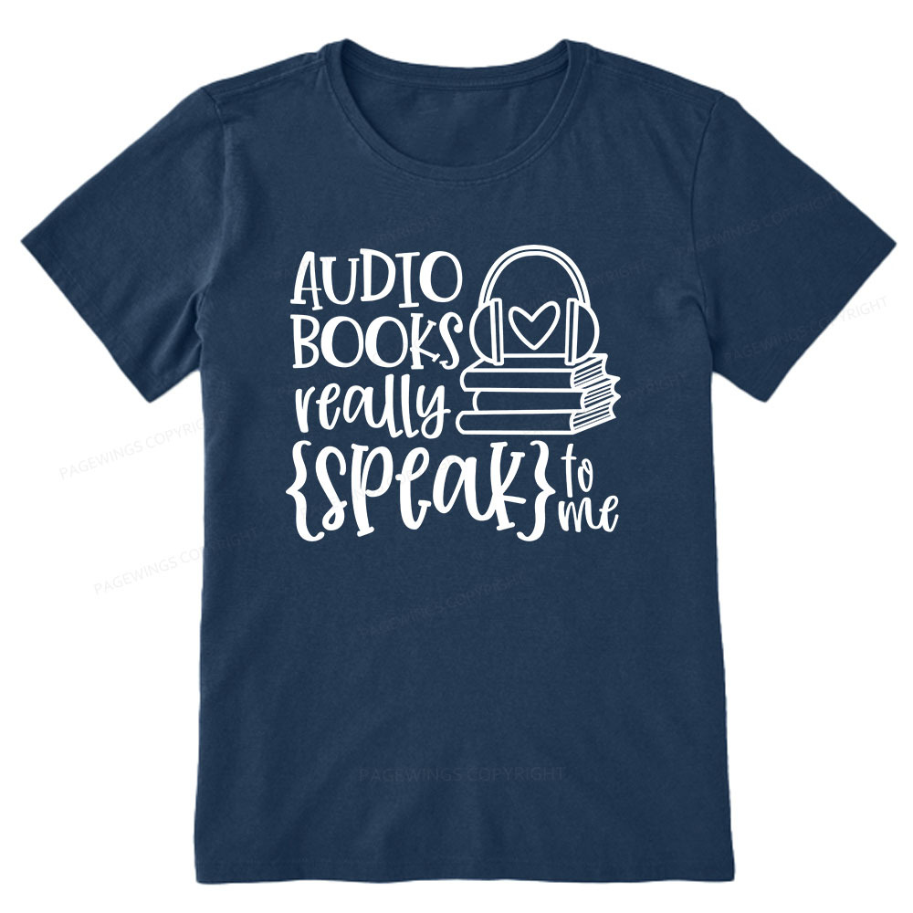 Pagewings Audiobooks Really Speak To Me Unisex Classic T-shirt