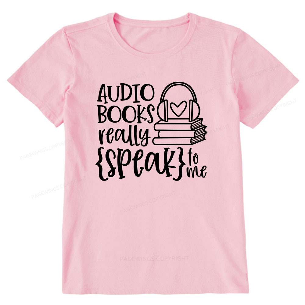 Pagewings Audiobooks Really Speak To Me Unisex Classic T-shirt