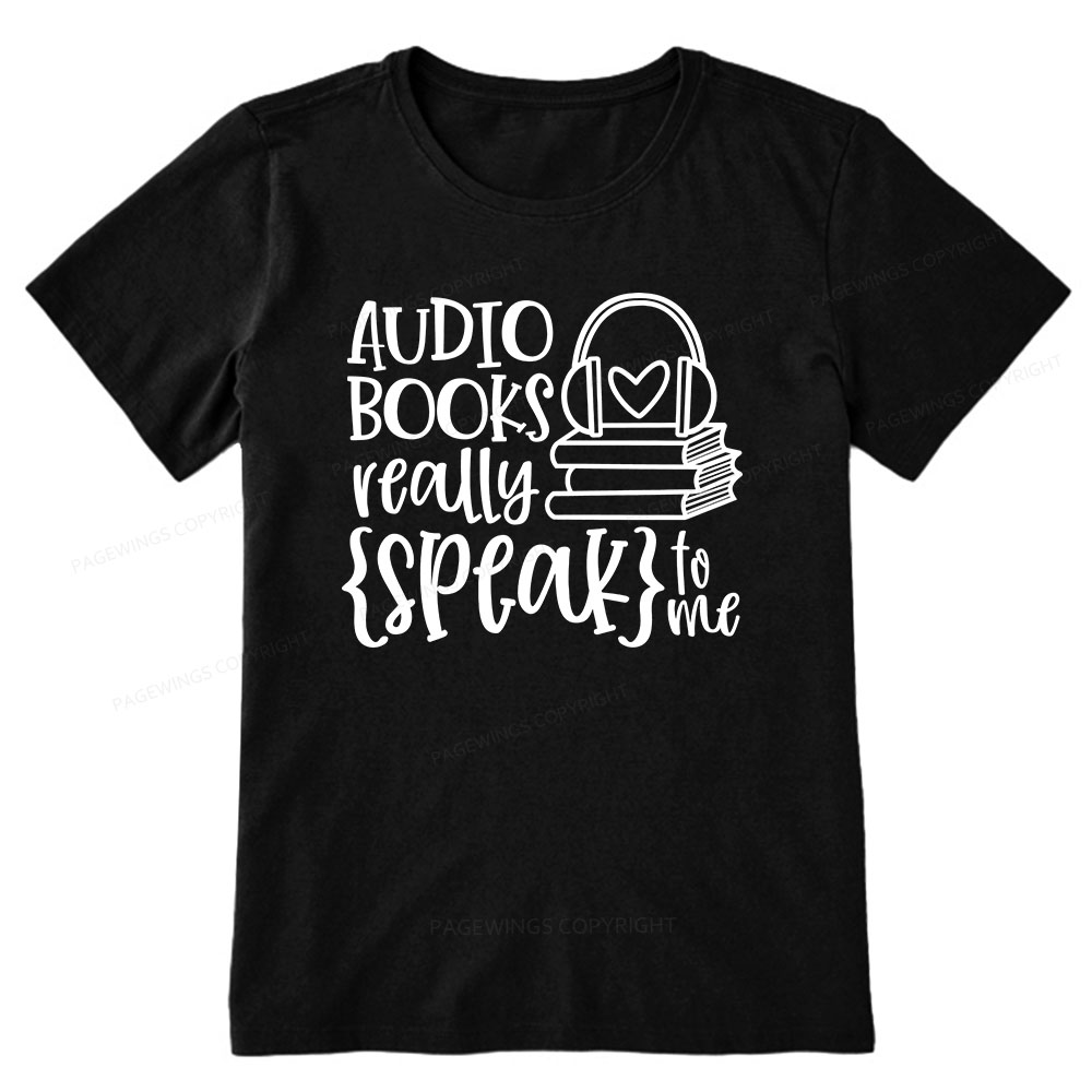 Pagewings Audiobooks Really Speak To Me Unisex Classic T-shirt