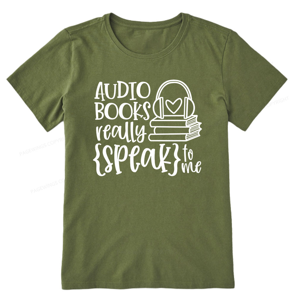 Pagewings Audiobooks Really Speak To Me Unisex Classic T-shirt