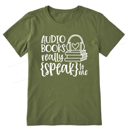 Pagewings Audiobooks Really Speak To Me Unisex Classic T-shirt