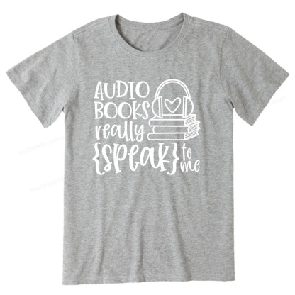 Pagewings Audiobooks Really Speak To Me Unisex Classic T-shirt