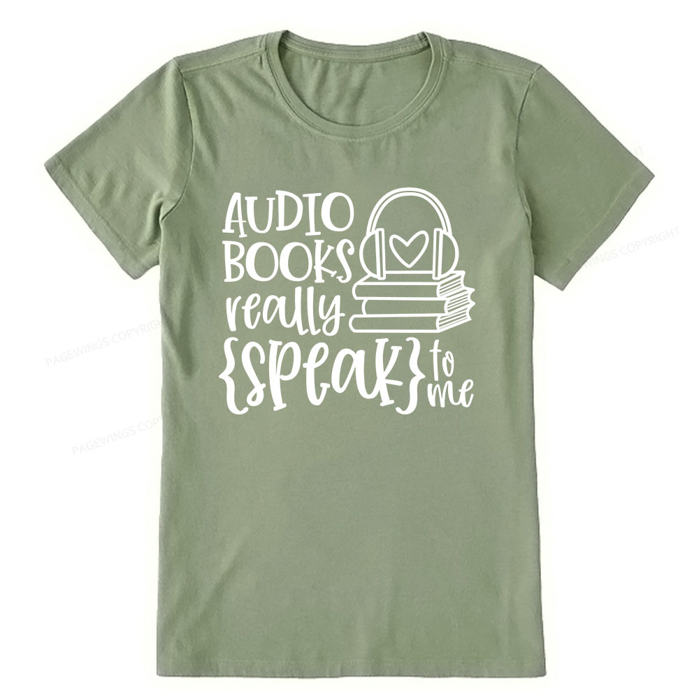 Pagewings Audiobooks Really Speak To Me Unisex Classic T-shirt