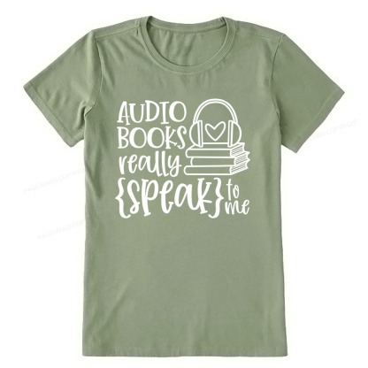 Pagewings Audiobooks Really Speak To Me Unisex Classic T-shirt