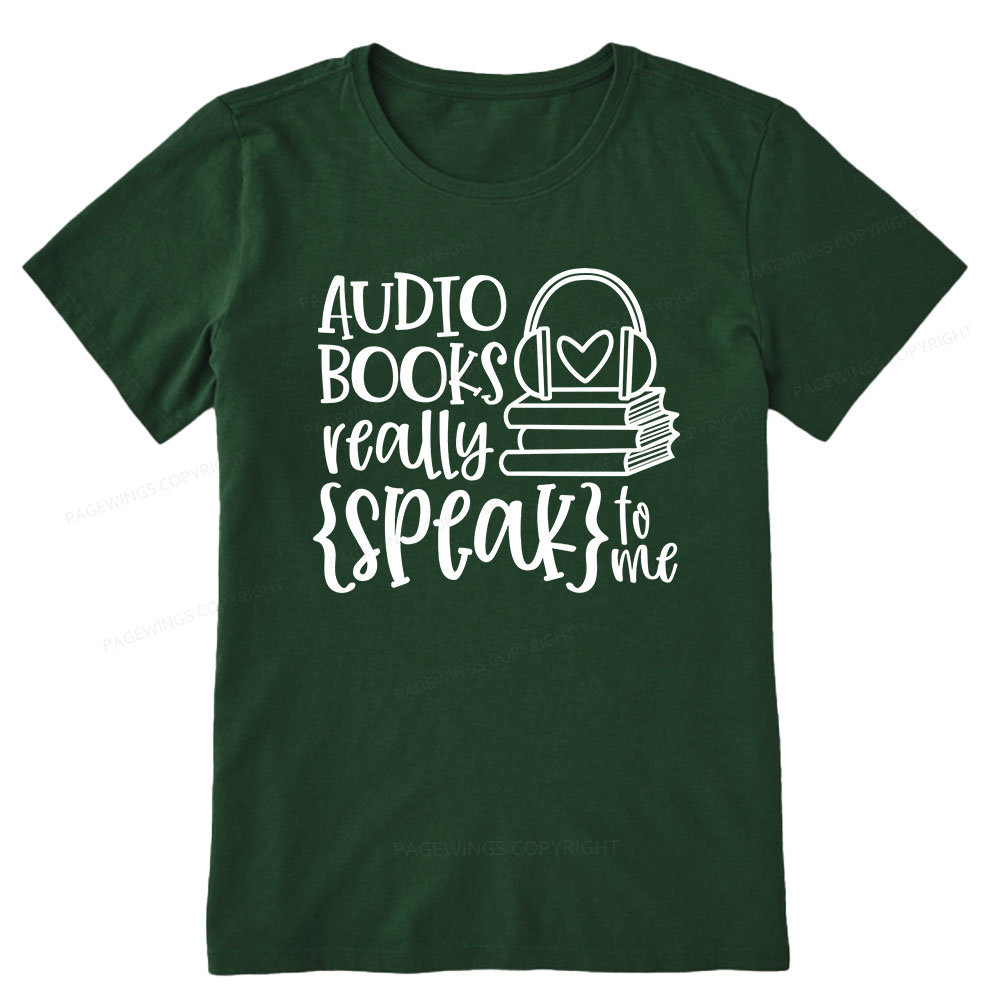 Pagewings Audiobooks Really Speak To Me Unisex Classic T-shirt