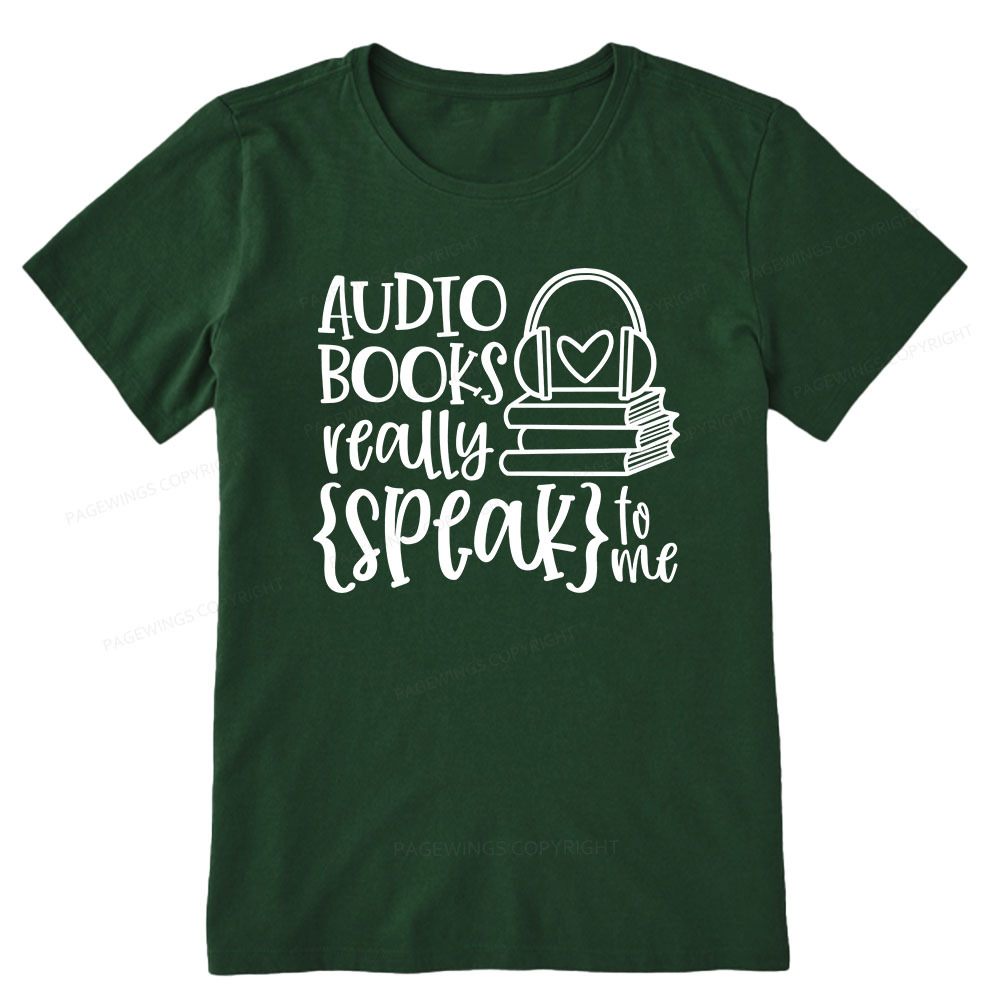 Pagewings Audiobooks Really Speak To Me Unisex Classic T-shirt