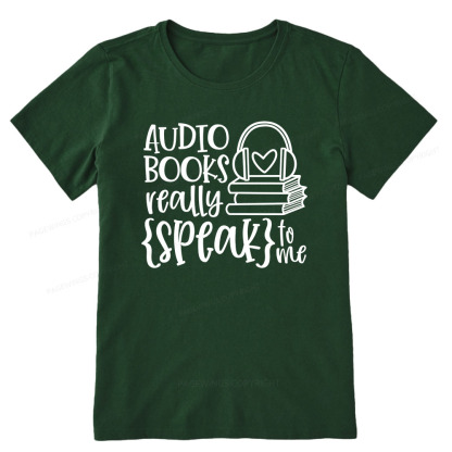 Pagewings Audiobooks Really Speak To Me Unisex Classic T-shirt
