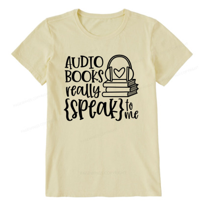 Pagewings Audiobooks Really Speak To Me Unisex Classic T-shirt