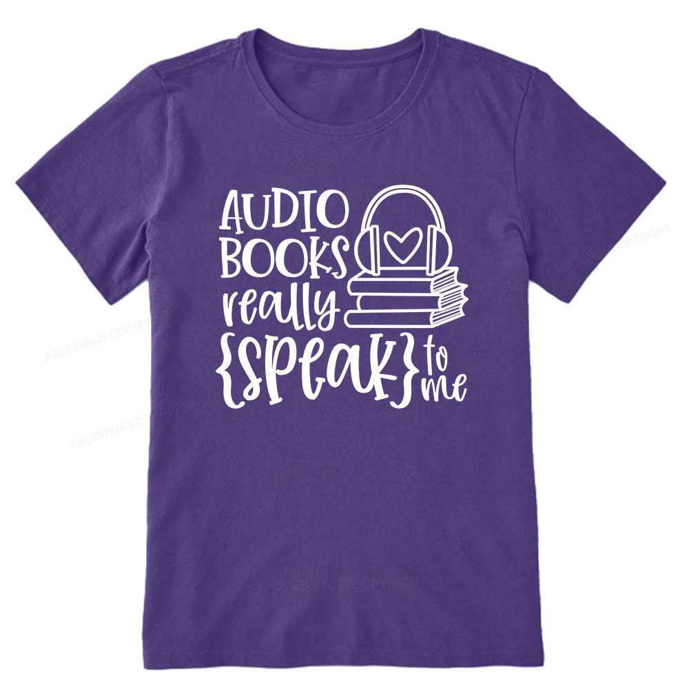 Pagewings Audiobooks Really Speak To Me Unisex Classic T-shirt