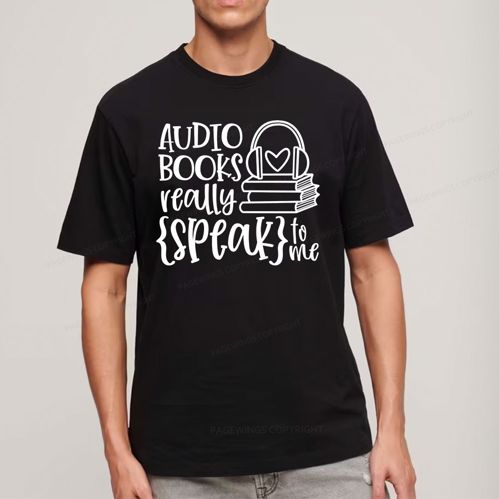 Pagewings Audiobooks Really Speak To Me Unisex Classic T-shirt