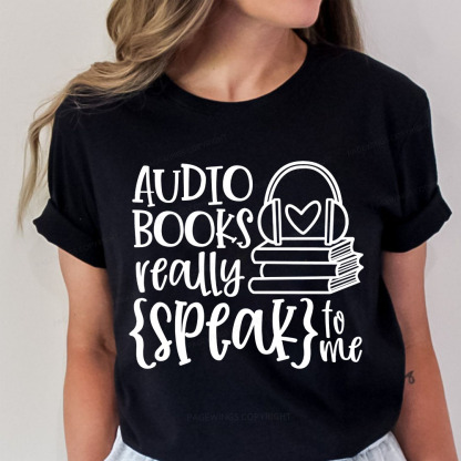 Pagewings Audiobooks Really Speak To Me Unisex Classic T-shirt