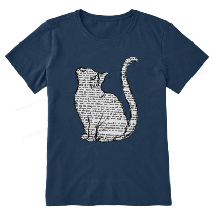 Pagewings Lots Of Books And Cute Cats Unisex Classic T-shirt
