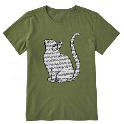 Pagewings Lots Of Books And Cute Cats Unisex Classic T-shirt